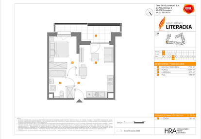 Mieszkanie w inwestycji: Apartamenty Literacka etap 2.3