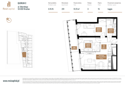 Mieszkanie w inwestycji: Quorum Apartments