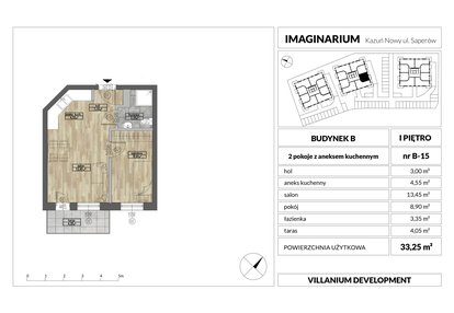 Mieszkanie w inwestycji: Imaginarium Kazuń Nowy - bud. B