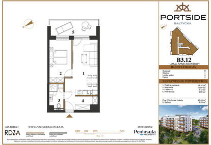 Mieszkanie w inwestycji: Portside Bałtycka