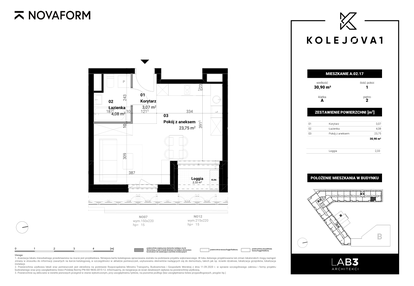 Mieszkanie w inwestycji: Kolejova 1