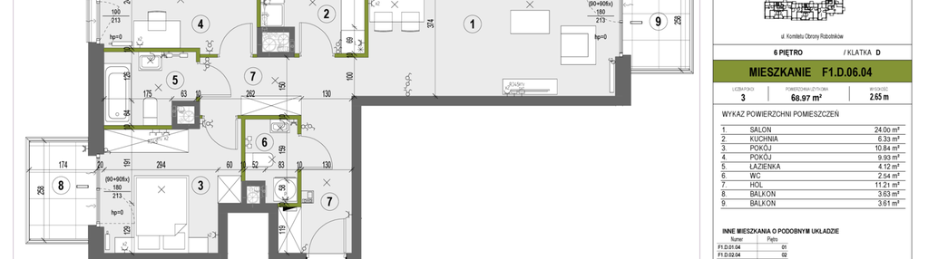 Mieszkanie w inwestycji: XYZ Place