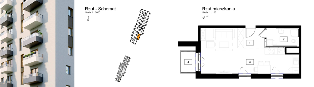 Mieszkanie w inwestycji: Osiedle Kochanowskiego - Gliwice