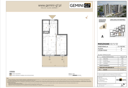 Mieszkanie w inwestycji: GEMINI G-7