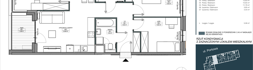 Mieszkanie w inwestycji: Portowa Zabłocie