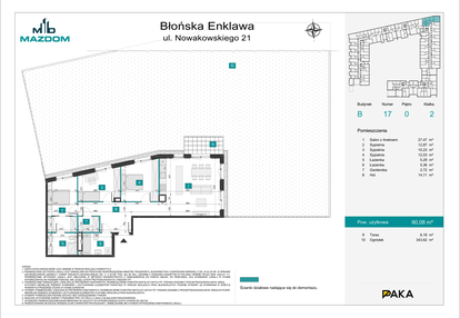 Mieszkanie w inwestycji: Błońska Enklawa