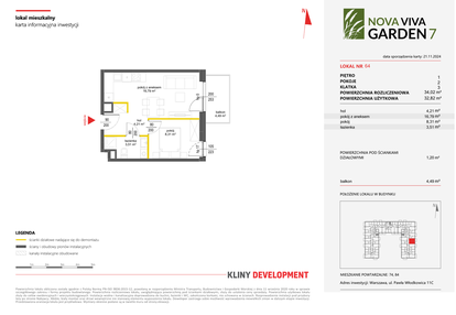Mieszkanie w inwestycji: Nova Viva Garden 7