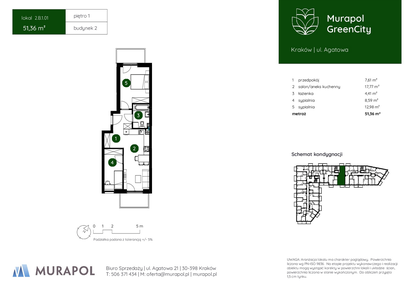 Mieszkanie w inwestycji: Murapol GreenCity bud. 2