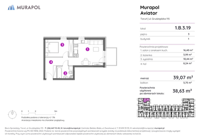 Mieszkanie w inwestycji: Murapol Aviator