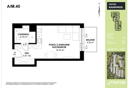 Mieszkanie w inwestycji: Triton Kampinos III
