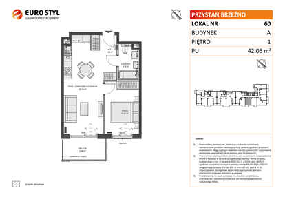Mieszkanie w inwestycji: Przystań Brzeźno