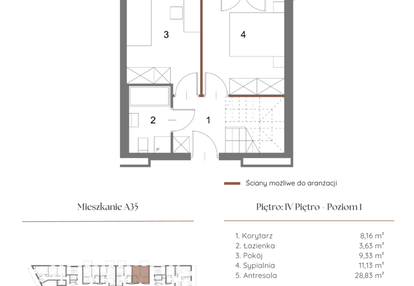 Mieszkanie w inwestycji: Dąbrowskiego 9
