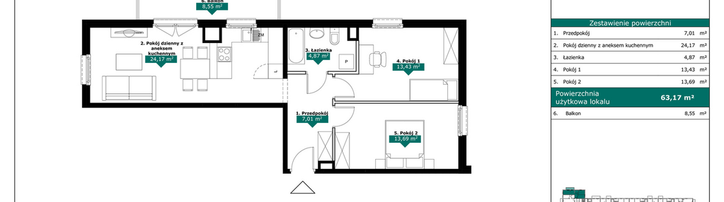 Mieszkanie w inwestycji: Milczańska 18