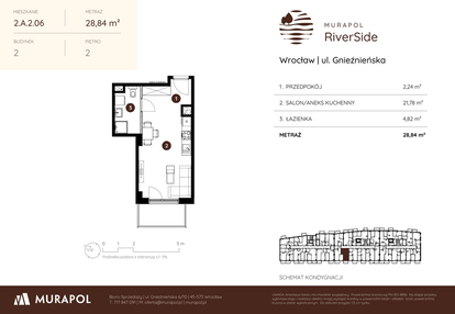 Mieszkanie w inwestycji: Murapol RiverSide