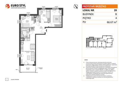 Mieszkanie w inwestycji: Przystań Brzeźno etap 1.2