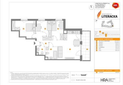 Mieszkanie w inwestycji: Apartamenty Literacka etap 2.2
