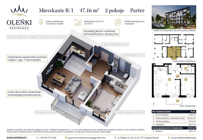 Mieszkanie w inwestycji: Oleńki Residence