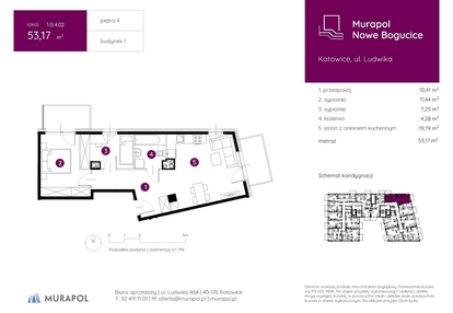 Mieszkanie w inwestycji: Murapol Nowe Bogucice