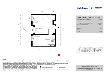 Mieszkanie w inwestycji: Przystań Reymonta