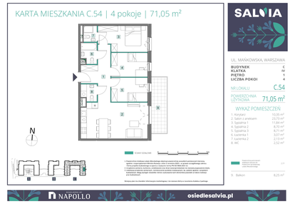 Mieszkanie w inwestycji: Osiedle Salvia