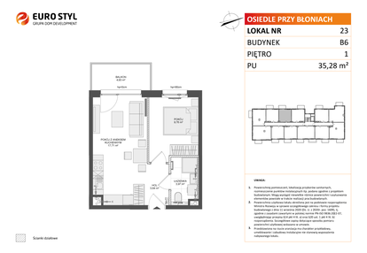 Mieszkanie w inwestycji: Osiedle Przy Błoniach 3 etap IV