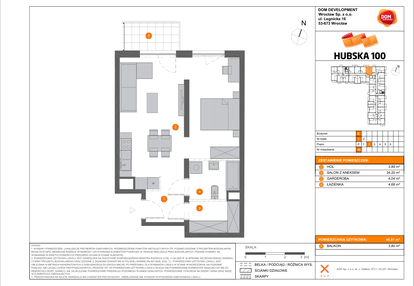 Mieszkanie w inwestycji: Hubska 100