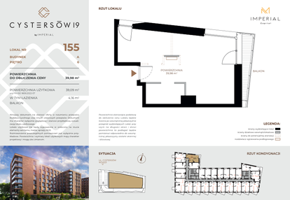 Mieszkanie w inwestycji: Cystersów 19 - lokale inwestycyjne