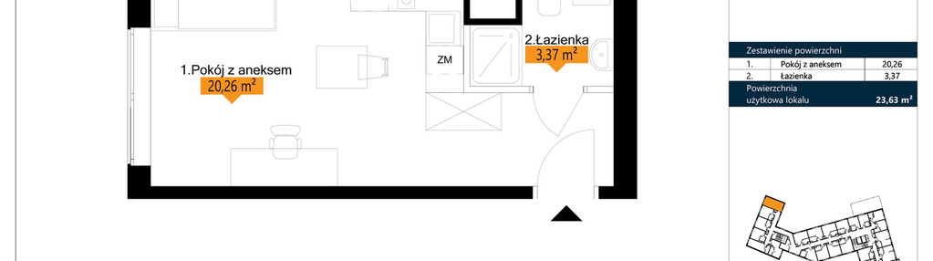 Mieszkanie w inwestycji: ŁACINA SPOT