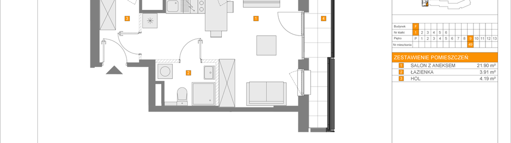 Mieszkanie w inwestycji: Apartamenty Literacka etap 2.3