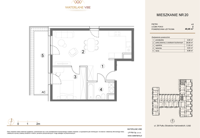 Mieszkanie w inwestycji: Waterlane Vibe