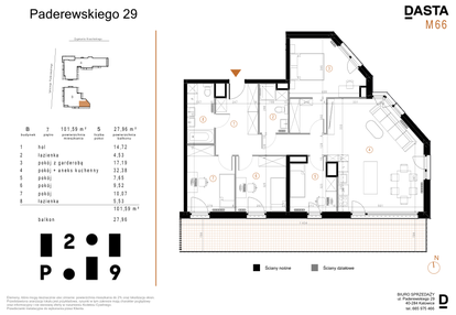 Mieszkanie w inwestycji: Paderewskiego 29