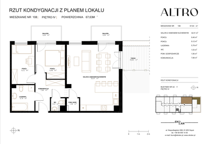 Mieszkanie w inwestycji: Altro A2/1