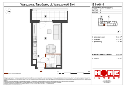 Mieszkanie w inwestycji: Warszawski Świt etap VIII