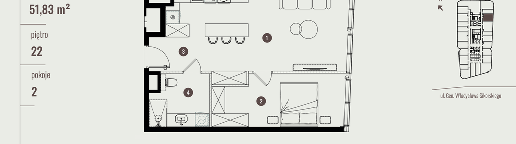 Mieszkanie w inwestycji: Quorum Tower
