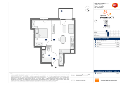 Mieszkanie w inwestycji: Osiedle Bokserska 71 etap II
