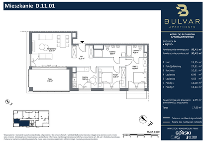 Mieszkanie w inwestycji: Bulvar Apartments - etap II
