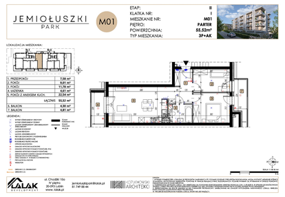Mieszkanie w inwestycji: Jemiołuszki Park etap 2