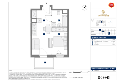 Mieszkanie w inwestycji: Apartamenty Park Matecznego Etap 1