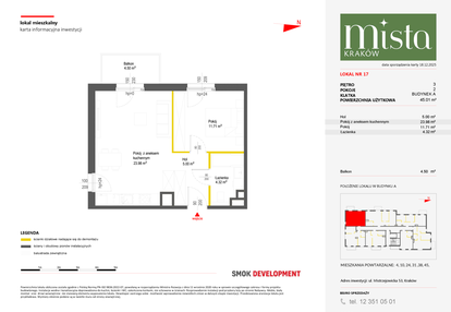 Mieszkanie w inwestycji: MISTA Kraków