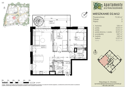 Mieszkanie w inwestycji: Apartamenty przy Parku Szczytnickim