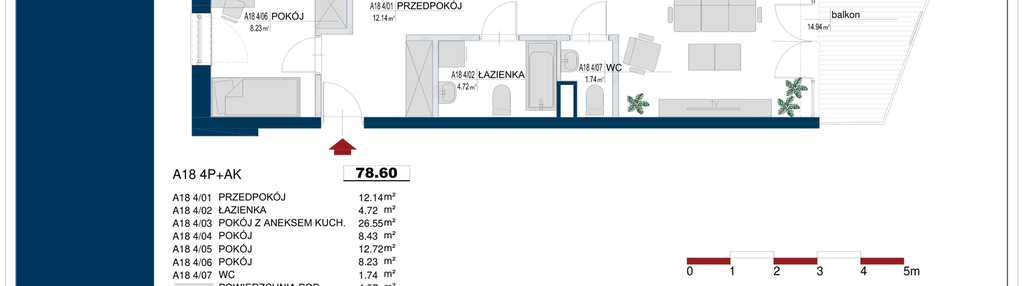 Mieszkanie w inwestycji: Promenada Park