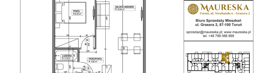 Mieszkanie w inwestycji: Osiedle Maureska etap 2