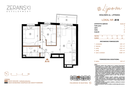 Mieszkanie w inwestycji: LIPOVA
