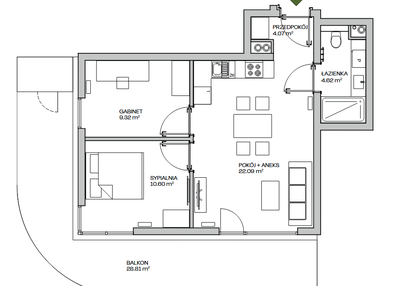 Mieszkanie w inwestycji: Zielona Marina - Apartamenty inwestycyjne