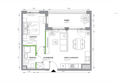 Mieszkanie w inwestycji: Sochaczewska Vita