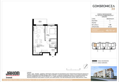 Mieszkanie w inwestycji: Gombrowicza 33