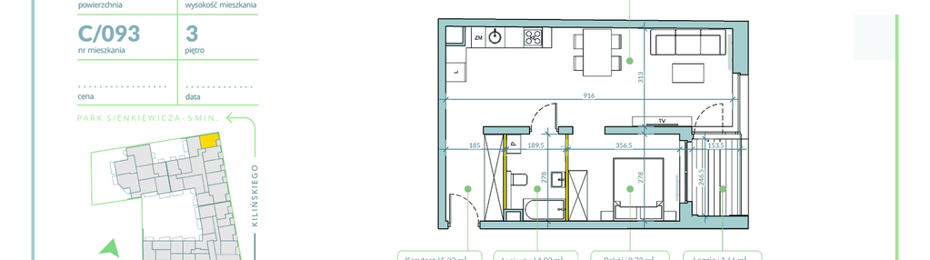 Mieszkanie w inwestycji: Flora Śródmieście