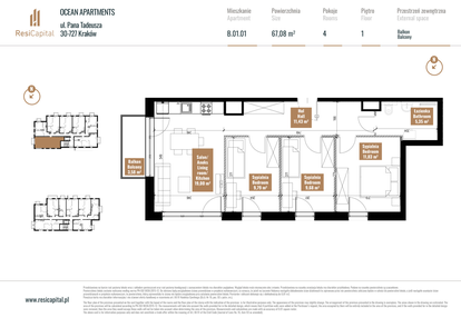 Mieszkanie w inwestycji: Ocean Apartments