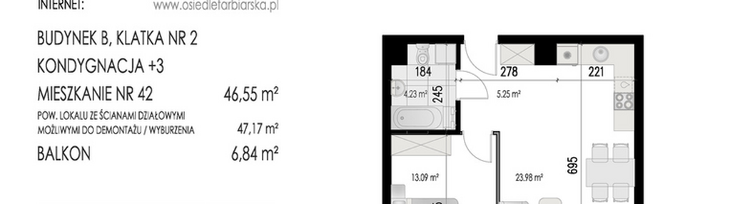 Mieszkanie w inwestycji: Osiedle Farbiarska II