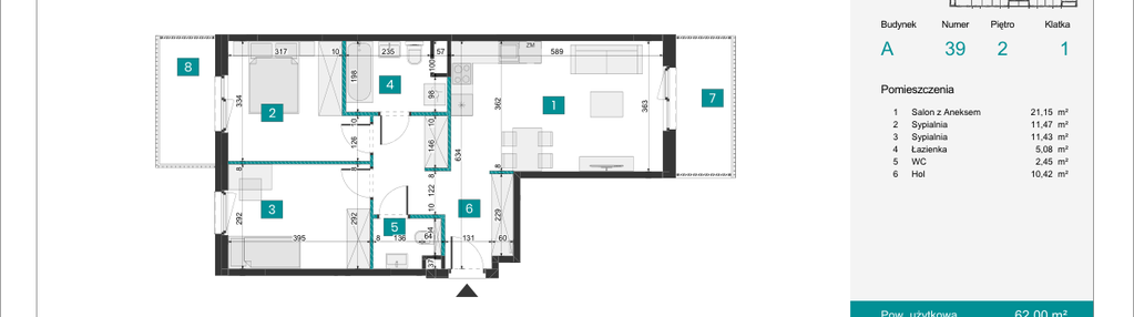 Mieszkanie w inwestycji: Błońska Enklawa